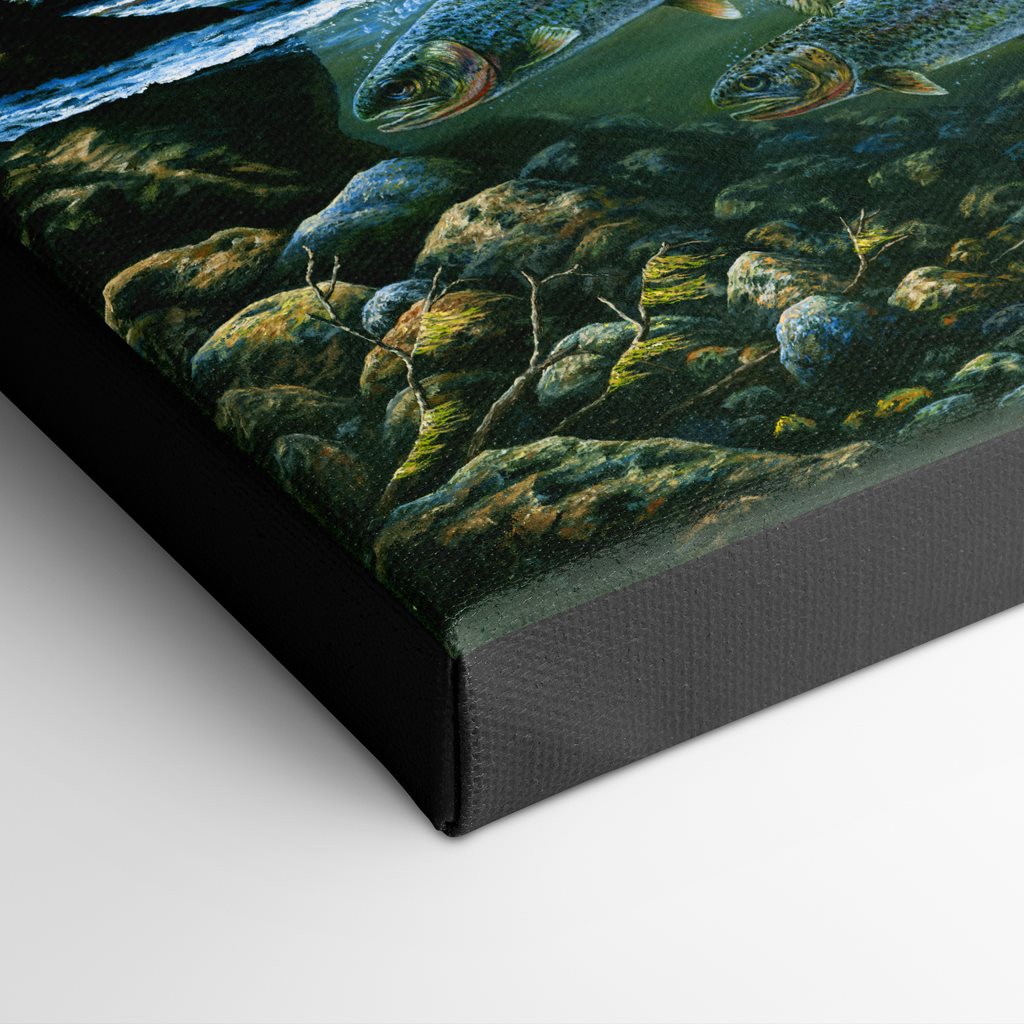 Sea-Run Cutthroat Trout Art Print - "River Run"