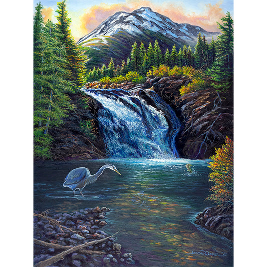 Blue Heron Art Print - "Blue Heron Ridge"