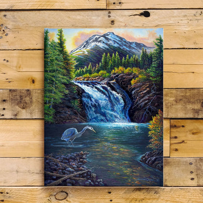 Blue Heron Art Print - "Blue Heron Ridge"