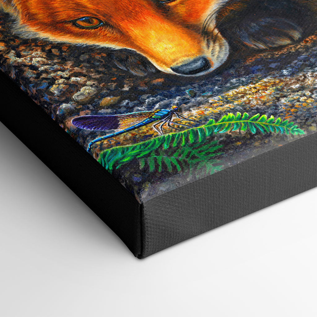 "Fox Babies" - Fox Pups Art Print