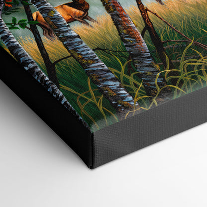 Roosevelt Bull Elk and Herd in Autumn Art Print - "Meadow Elk"