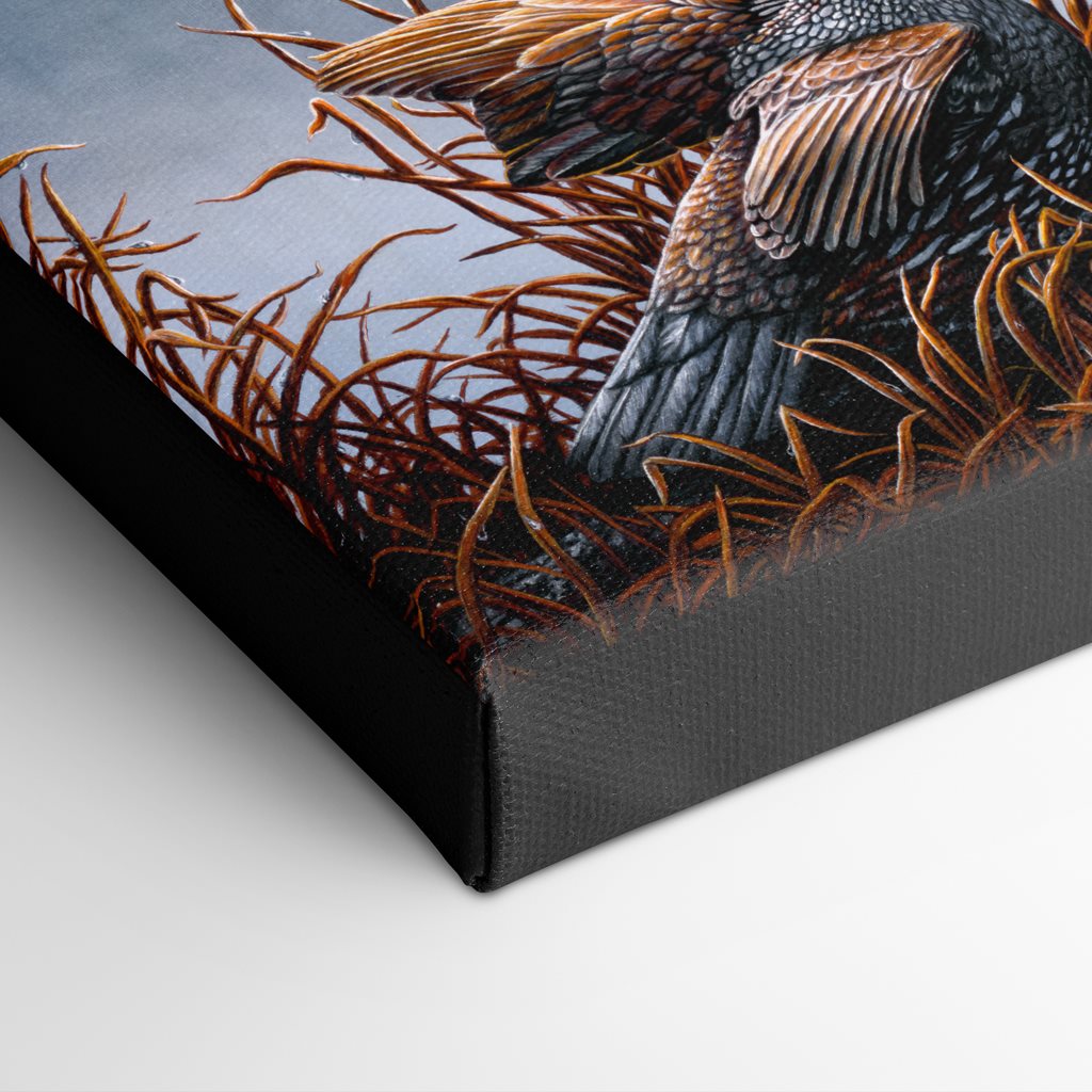 New World Quail Art Print - "Quail Rise"