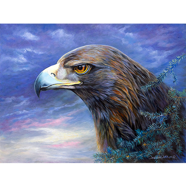 "Ready for Flight" - Golden Eagle Art Print