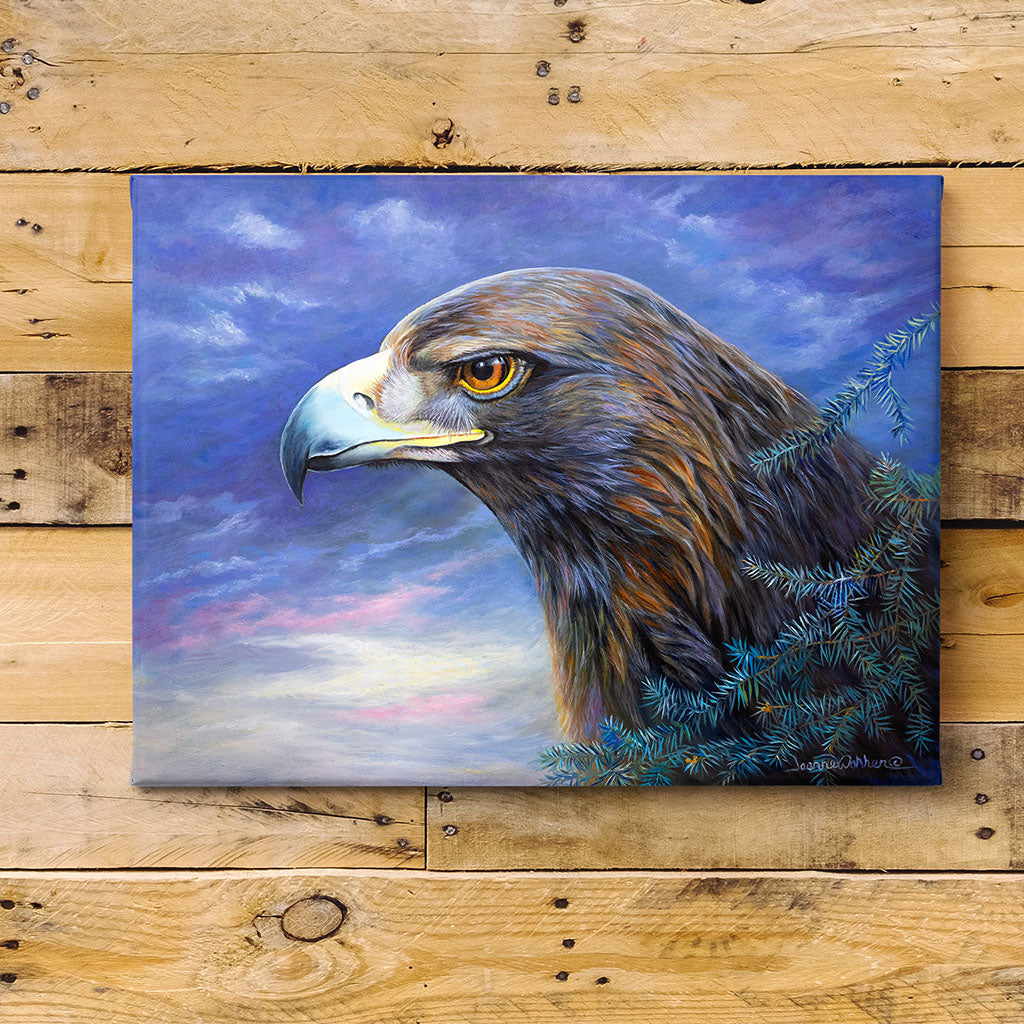 "Ready for Flight" - Golden Eagle Art Print
